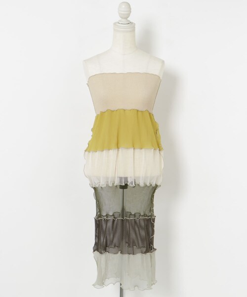 THE GOODLAND MARKET（ザグッドランドマーケット）の「Ticien　RICRAC 002 UNDER（スカート・レディース・BLUxWIN/BLKxNVY/YELxKHK・2）」の15枚目の写真