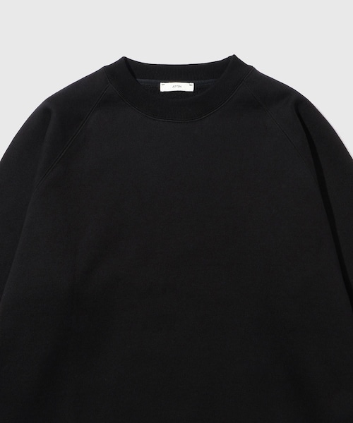 ADAM ET ROPE'(アダムエロペ)の「【ATON/エイトン】ZERO URAKE C/N SWEAT(スウェット・メンズ・ブラック/ホワイト・4/6)」の6枚目の写真