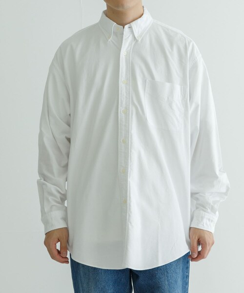 URBAN RESEARCH(アーバンリサーチ)の「FREEMANS SPORTING CLUB CHRYSTIE SHIRTS(シャツ/ブラウス・メンズ・50ブルー/1ホワイト/52サックス/120Wレッド/150Wブルー・S/M/L)」の10枚目の写真