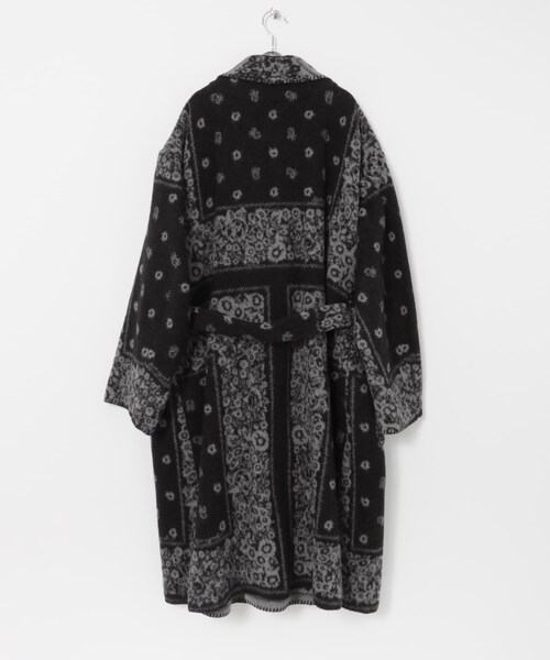 URBAN RESEARCH(アーバンリサーチ)の「NOMA. Belted Blanket Coat(テーラードジャケット・レディース・Black・1)」の6枚目の写真