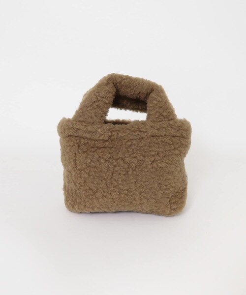 URBAN RESEARCH DOORS（アーバンリサーチドアーズ）の「『別注』Cold Breaker×DOORS　ボアバッグ（ハンドバッグ・レディース・BEIGE/CAMELLO・FREE）」の4枚目の写真