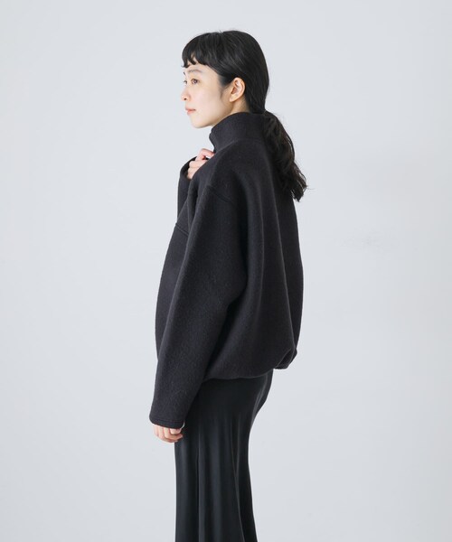 かぐれ（カグレ）の「ウールコットンフリースプルオーバー（その他トップス・レディース・OFF/BLACK・Free）」の20枚目の写真