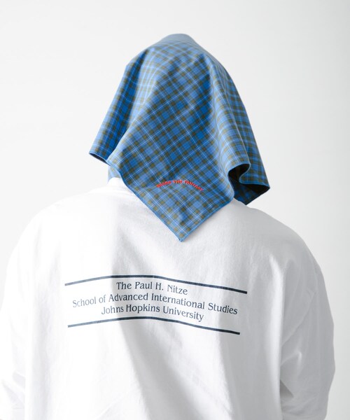 URBAN RESEARCH(アーバンリサーチ)の「Share the Fantasy BANDANA(バンダナ/スカーフ・メンズ・BLUE CHECK・Free)」の4枚目の写真
