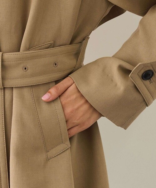 ROPE'(ロペ)の「【MANTECO(マンテコ)】テンセルウールミドル丈トレンチコート(トレンチコート・レディース・ベージュ・F)」の22枚目の写真