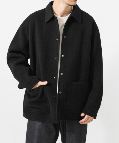 URBAN RESEARCH(アーバンリサーチ)の「『別注』FRAIZZOLI×URBAN RESEARCH REVER COVERALL JACKET(カバーオール・メンズ・BLACK/BROWN/廃盤・46/48/M/L)」の11枚目の写真