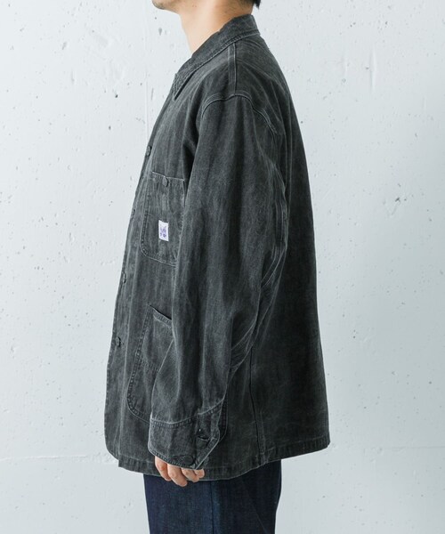 URBAN RESEARCH(アーバンリサーチ)の「Needles COVERALL SUMI DYE(デニムジャケット・メンズ・BLACK・S/M)」の5枚目の写真