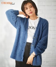 nissen | シャギーニットカーディガン【OtonaSMILE】(カーディガン/ボレロ)
