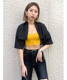 EMODA | カットオフクロップドシャツ(シャツ/ブラウス)