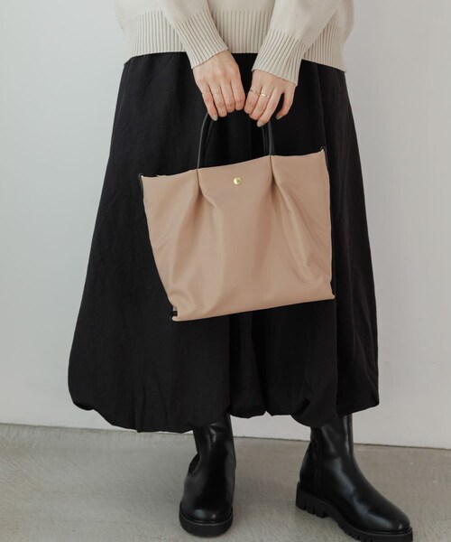 URBAN RESEARCH Sonny Label（アーバンリサーチサニーレーベル）の「『別注』Legato largo×Sonny Label　肩楽2WAYショルダーバッグ（ショルダーバッグ・レディース・ブラック/ネイビー/ベージュ・one）」の22枚目の写真