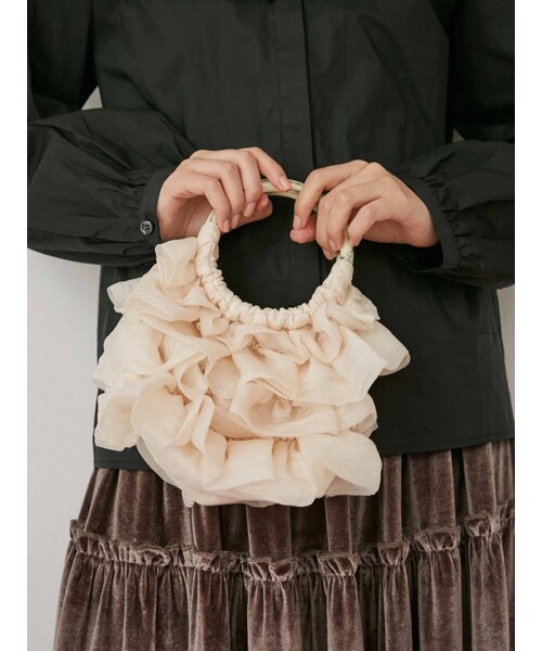 オーガンジーティアードbag