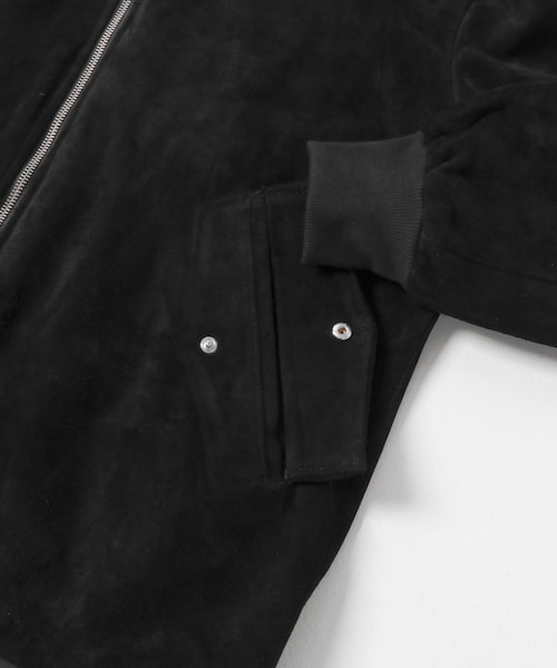 URBAN RESEARCH（アーバンリサーチ）の「POLYPLOID　BOMBER JACKET B（ブルゾン・メンズ・BLACK/BLUE CLAY・3/4）」の5枚目の写真