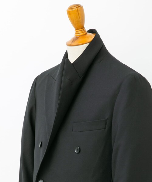 URBAN RESEARCH DOORS（アーバンリサーチドアーズ）の「『イージーケア』LIFE STYLE TAILOR　ストレッチオックスWジャケット（その他アウター・メンズ・BLACK/GRAY・S/M/L/XL）」の7枚目の写真