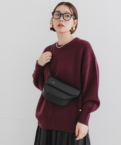 URBAN RESEARCH ROSSO（アーバンリサーチロッソ）の「F by ROSSO　ハミルトンクルーネックニット（ニット/セーター・レディース・L/GREIGE/GRAY/D/CHERRY/BLUE・FREE）」の22枚目の写真