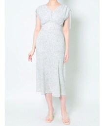 LAGUNAMOON | ショルダーシャーリングフラワーワンピース(ワンピース)