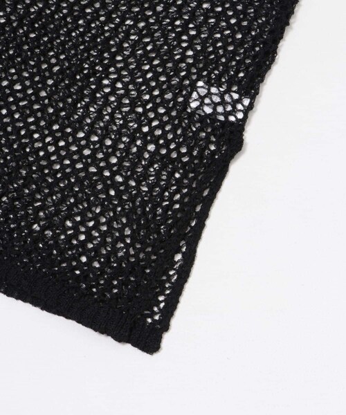 LAATO（ラート）の「tulle mesh knit tank（ニット/セーター・レディース・ミスト/インク・FREE）」の6枚目の写真