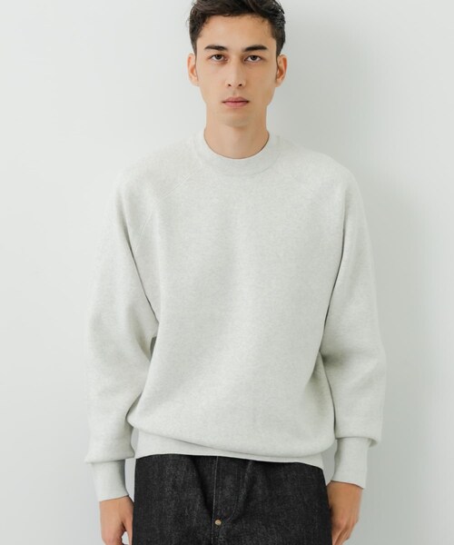 URBAN RESEARCH（アーバンリサーチ）の「綿カシミヤスウェットニット（ニット/セーター・メンズ・GRAY/KHAKI/OATMEAL/NAVY・M/L）」の12枚目の写真