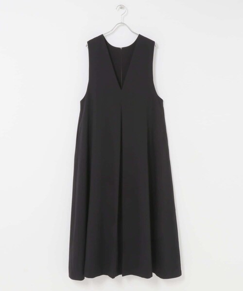 KBF（ケイビーエフ）の「『一部WEB限定カラー』2WAYフレアジャンパースカート（ワンピース・レディース・CHARCOAL/BLACK/BROWN×BLU/NAVY・36/38）」の13枚目の写真