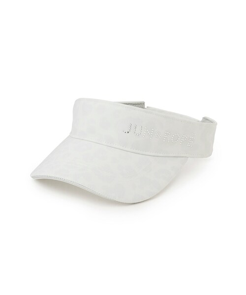 ROPE'（ロペ）の「アニマル柄ラインストーンバイザー（サンバイザー・レディース・グレー/ネイビー/ピンク・F）」の2枚目の写真