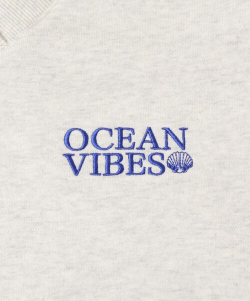 URBAN RESEARCH Sonny Label（アーバンリサーチサニーレーベル）の「Vネック刺繍スウェット（スウェット・レディース・オートミール/ピンク/フェードネイビー・Free）」の13枚目の写真