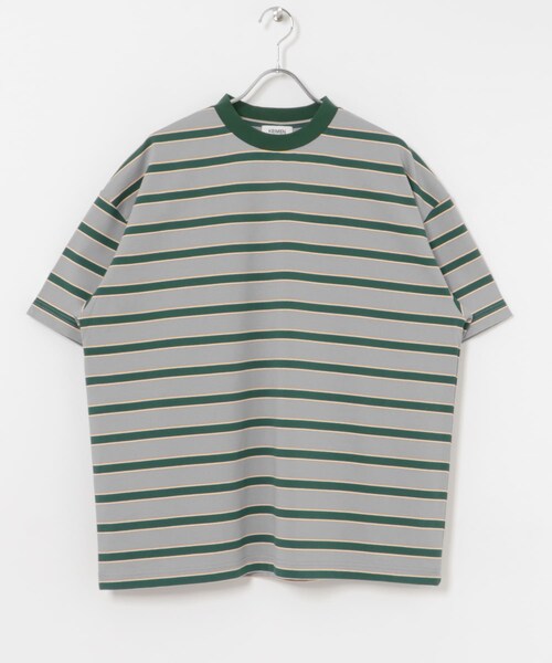 THE GOODLAND MARKET（ザグッドランドマーケット）の「KEIMEN　Strata T-shirts（Tシャツ/カットソー・メンズ・Gray/Blue/Pink・M/L/XL）」の12枚目の写真