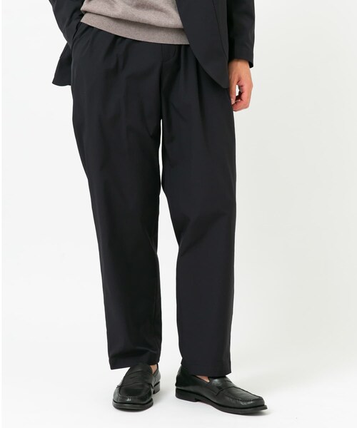 URBAN RESEARCH ROSSO(アーバンリサーチロッソ)の「『セットアップ対応』MARUI ORIMONO 3H DryFabricストレッチ2タックパンツ(その他パンツ・メンズ・NAVY/BLACK・M/L/XL)」の4枚目の写真