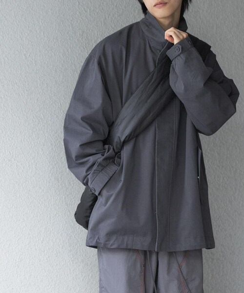 SENSE OF PLACE by URBAN RESEARCH（センスオブプレイスバイアーバンリサーチ）の「ショートモッズコート（モッズコート・メンズ・IVORY/CHARCOAL/NAVY・M/L）」の13枚目の写真