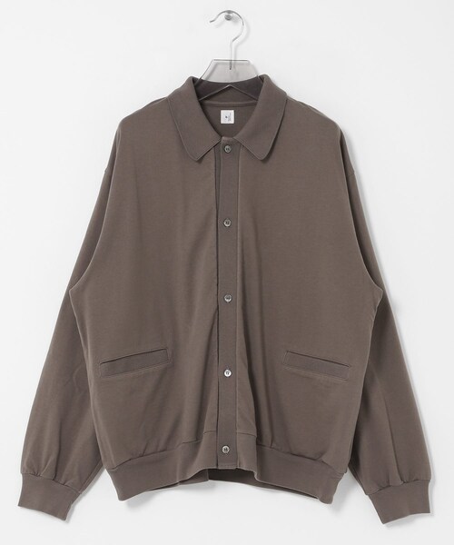 URBAN RESEARCH（アーバンリサーチ）の「blurhmsROOTSTOCK　CLASSIC COLLARED CARDIGAN（カーディガン/ボレロ・メンズ・BLACK/DarkGrey・3/4）」の2枚目の写真