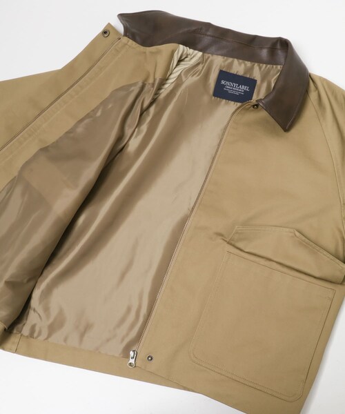 URBAN RESEARCH Sonny Label（アーバンリサーチサニーレーベル）の「異素材衿ショートジャケット（テーラードジャケット・レディース・ベージュ/エクリュ・Free）」の21枚目の写真