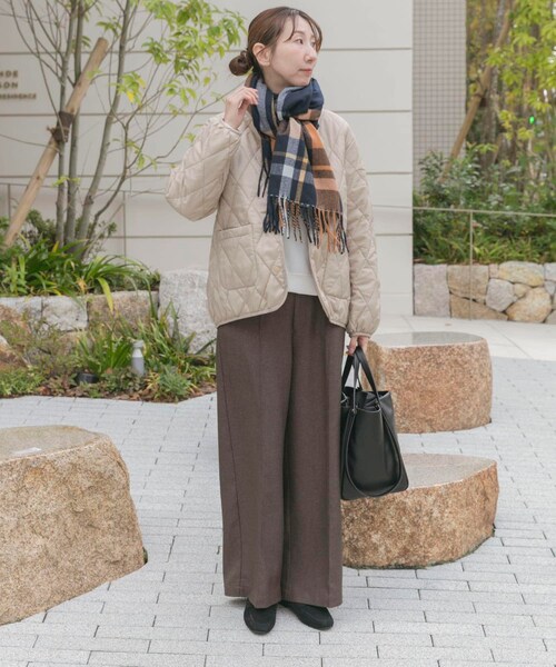 ITEMS URBANRESEARCH（アイテムズ アーバンリサーチ）の「キルトライナー付きマウンテンパーカー（その他アウター・レディース・KHK/BLK/BEG・FREE）」の17枚目の写真