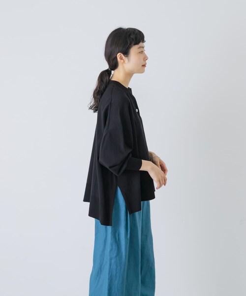 かぐれ(カグレ)の「ハイツイストコットンワイドカーディガン(カーディガン/ボレロ・レディース・BLACK/GRAY/NAVY・Free)」の8枚目の写真