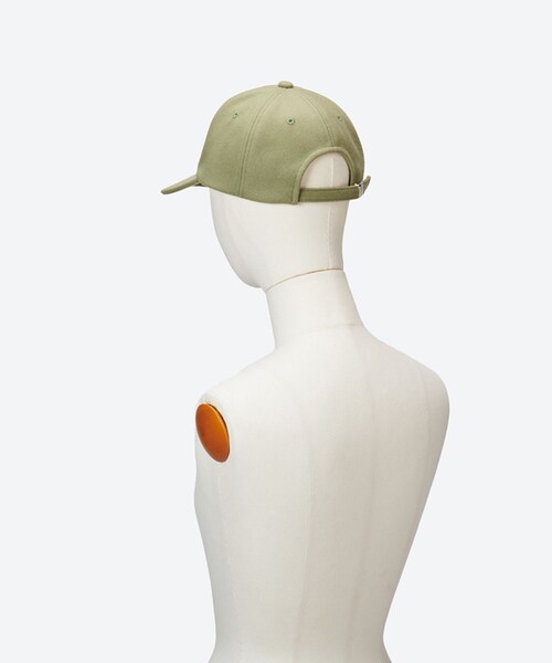ADAM ET ROPE'（アダムエロペ）の「【J'aDoRe限定】【KIJIMA TAKAYUKI(キジマ タカユキ)】LAMB MELTON 6PANEL CAP（キャップ・レディース・ブラック/ダークブラウン/ベージュ/ライトグリーン・F）」の7枚目の写真