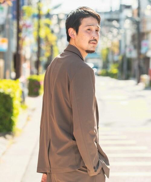 URBAN RESEARCH DOORS（アーバンリサーチドアーズ）の「『イージーケア』LIFE STYLE TAILOR　4WAYストレッチライトコンフォータブルJK（その他アウター・メンズ・MOCHA/NAVY/BLACK・S/M/L/XL）」の18枚目の写真
