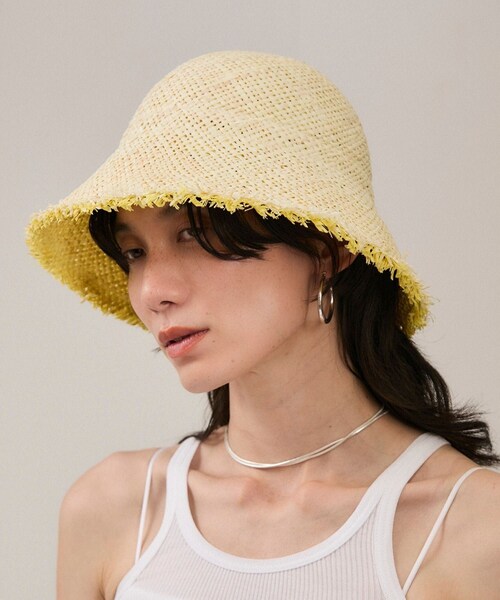 ADAM ET ROPE'(アダムエロペ)の「【La Maison de Lyllis(メゾンドリリス)】 LAPAZ / ラパス(ハット・レディース・キナリ系/ブラウン系・F)」の6枚目の写真