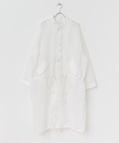 KBF（ケイビーエフ）の「ナイロンモッズコート（モッズコート・レディース・OFF/D.KHAKI・one）」の12枚目の写真