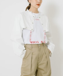 CURRENTAGE SHORT DENIM JACKET