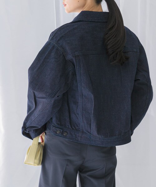 URBAN RESEARCH ROSSO（アーバンリサーチロッソ）の「『別注』Lee101×ROSSO　SHORT JACKET（デニムジャケット・レディース・ONE WASH/MEDIUMUSED・Short）」の7枚目の写真