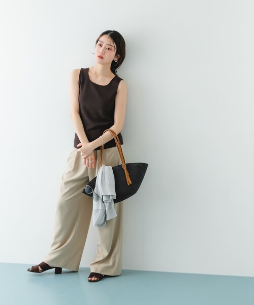 RODE SKO（ロデスコ）の「ブレードバスケットバッグ（かごバッグ・レディース・BLACK/NATURAL・-）」の11枚目の写真