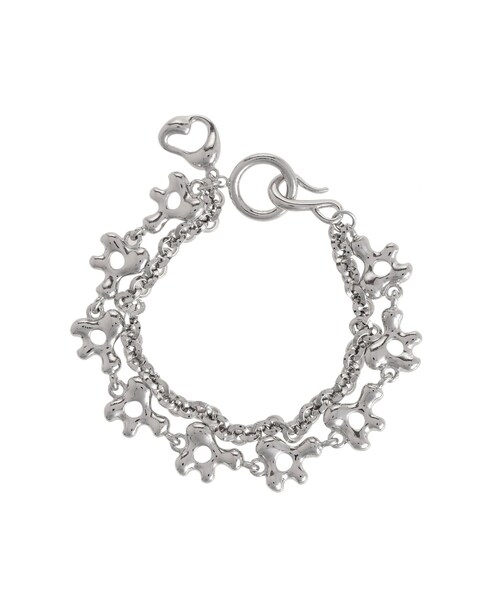 EMODA（エモダ）の「フラワーチェーンブレスレット（ブレスレット・レディース・シルバー/ゴールド・F）」の3枚目の写真