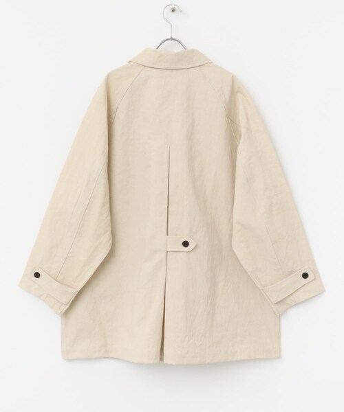 かぐれ(カグレ)の「コットンバックタックショートコート(テーラードジャケット・レディース・IVORY/BEIGE/BLACK・Free)」の22枚目の写真