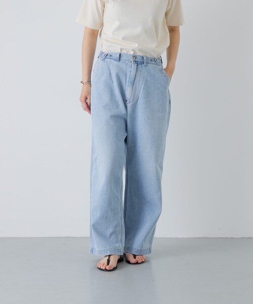 かぐれ(カグレ)の「ordinary fits BELL PANTS(デニムパンツ・レディース・BLEACH・28/30)」の7枚目の写真