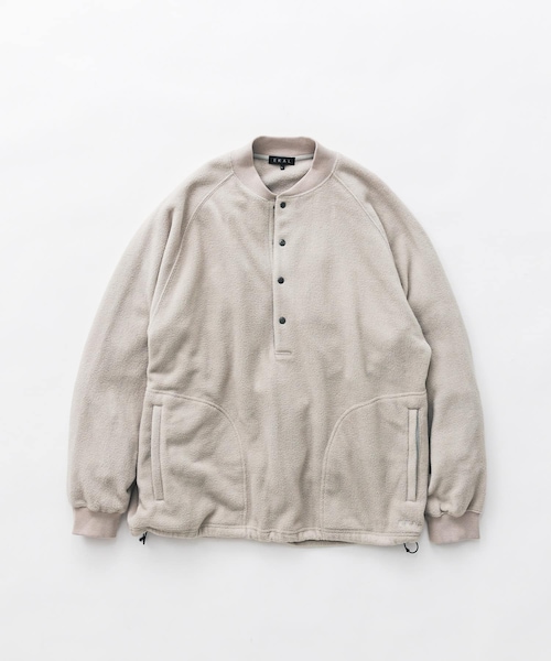 EKAL（エカル）の「『UR TECH』 フリースプルオーバー（Tシャツ/カットソー・メンズ・グレージュ/オレンジ/ブラック・M/L）」の8枚目の写真