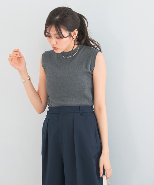 URBAN RESEARCH ROSSO（アーバンリサーチロッソ）の「GICIPI　OPALE（ニット/セーター・レディース・Lavender/Buio/Carbon/Pistachio/Bianco・1）」の19枚目の写真