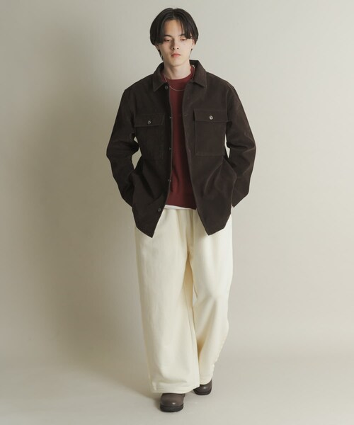 SENSE OF PLACE by URBAN RESEARCH(センスオブプレイスバイアーバンリサーチ)の「F/Sジャケット(テーラードジャケット・メンズ・D.BROWN/BEIGE・M/L)」の11枚目の写真