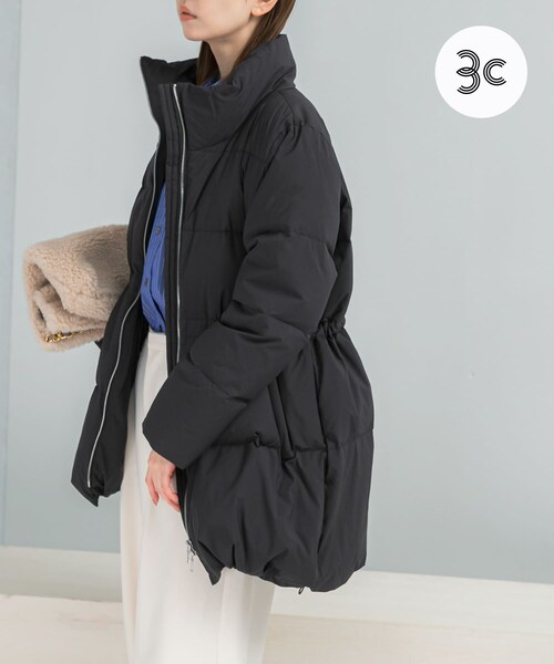 URBAN RESEARCH ROSSO（アーバンリサーチロッソ）の「LIMONTA撥水ミドルダウンコート（その他アウター・レディース・CAMEL/BLACK・36/38）」の4枚目の写真