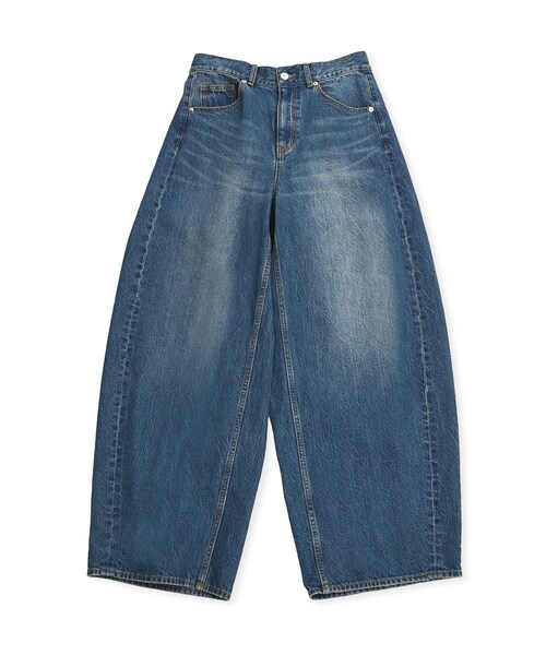 ADAM ET ROPE'（アダムエロペ）の「【サステナブル】バックタックワイドデニム（デニムパンツ・レディース・ブルー/サックス・36/38）」の21枚目の写真