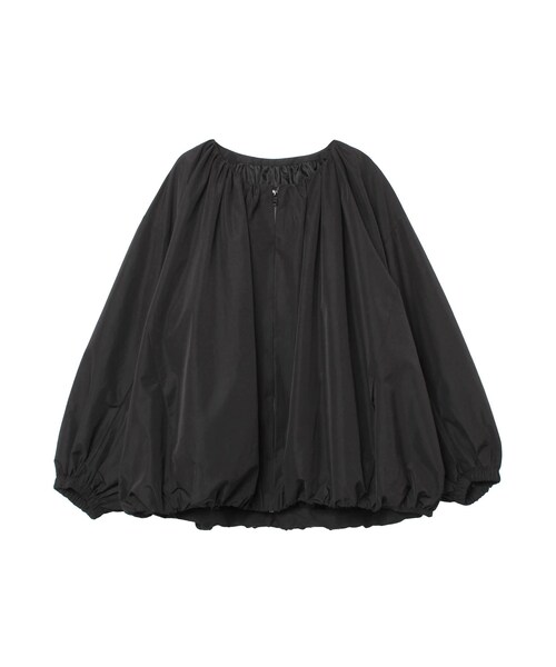 ELENDEEK(エレンディーク)の「GATHER TAFFETA BZ(ブルゾン・レディース・ブラック/ヌード/ベージュ・F)」の3枚目の写真