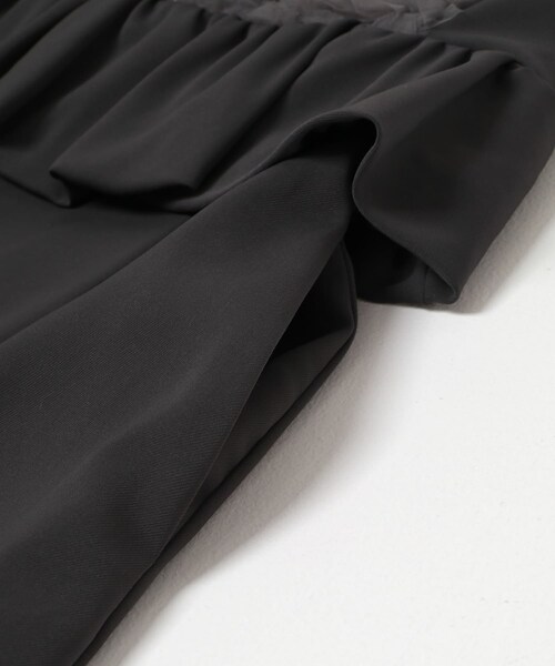 URBAN RESEARCH ROSSO（アーバンリサーチロッソ）の「ANDRESD　TULLE FRILL PEPLUM DRESS（ワンピース・レディース・CHARCOAL・S/M）」の15枚目の写真