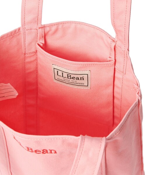 bonjour records（ボンジュールレコーズ）の「L.L.Bean/エル・エル・ビーン record tote bag for bonjor records exclusive "Pale Pink"（トートバッグ・レディース・ピンク・F）」の10枚目の写真