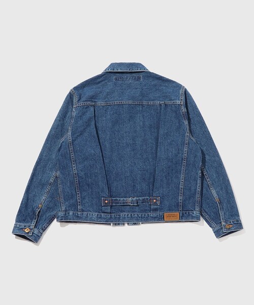 ADAM ET ROPE'(アダムエロペ)の「【KYOU/キョウ】ROEBUCK Type-50s Jacket by 66 Selvedge Denim(デニムジャケット・メンズ・ブラック/ブルー系・1/2/3)」の16枚目の写真