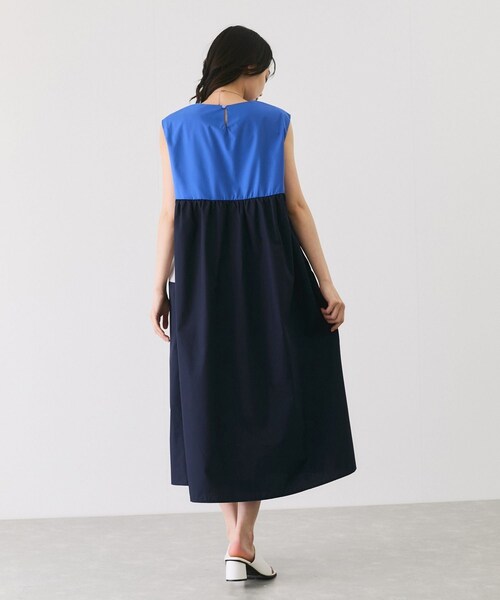 Jayro（ジャイロ）の「配色ノースリーブワンピース（ワンピース・レディース・ベージュ/グリーン/ブルー・M）」の17枚目の写真